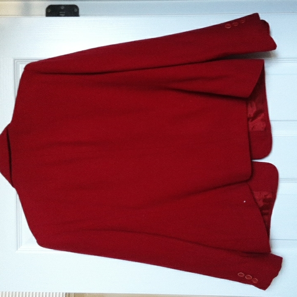 RED BLAZER Medium Weight Short WINTER - Picture 5 of 7